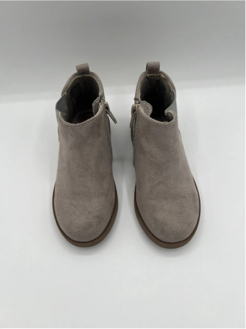 Jumping Beans Camryn Toddler Girl Ankle Boots Silver Size 10